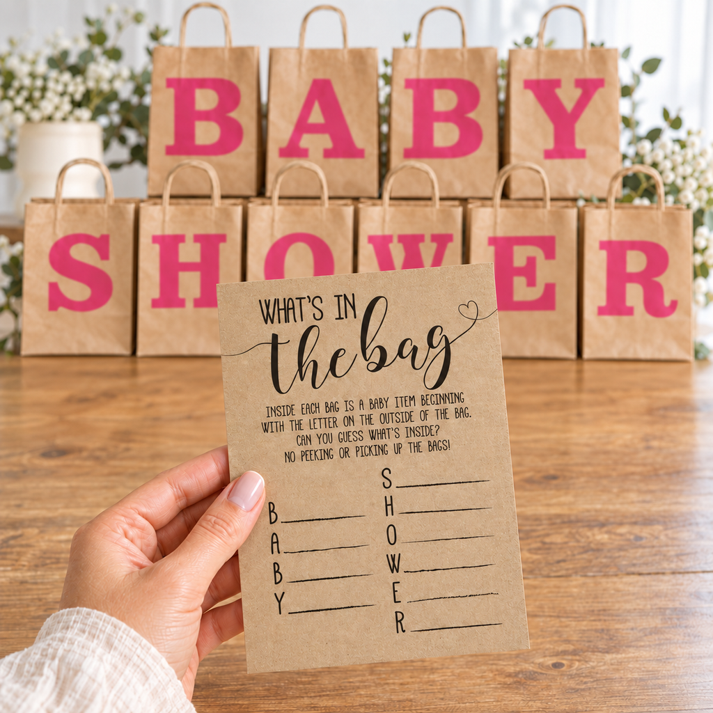 What's in the Bag Baby Shower Game