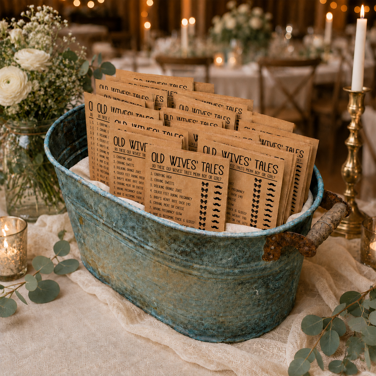 Old Wives Tales Baby Shower Game