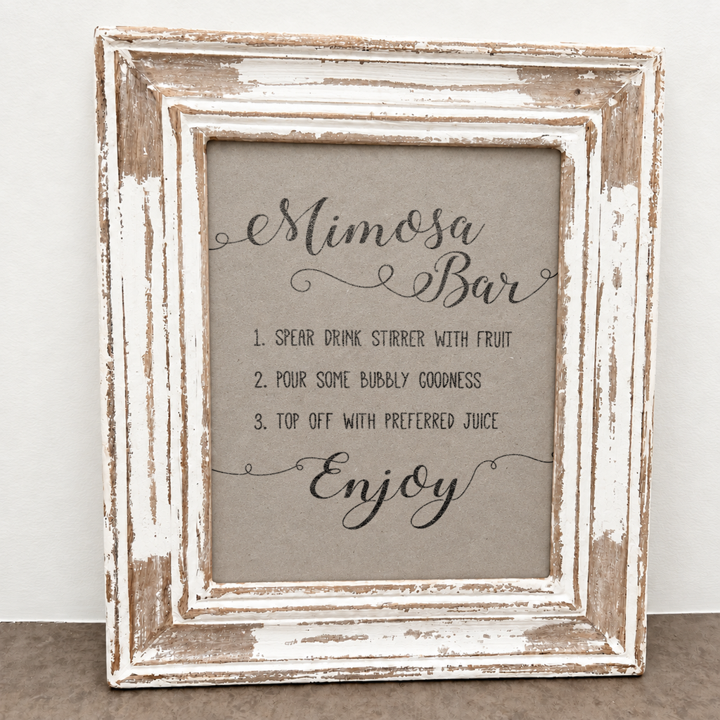 Mimosa Bar Bridal Shower Sign
