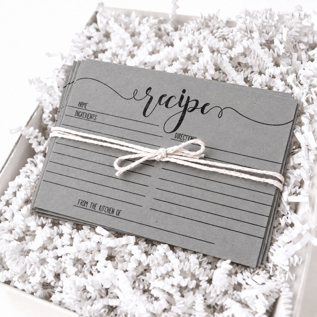 Recipe Cards - Bridal Shower Activity