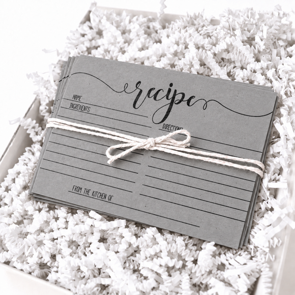 Recipe Cards - Bridal Shower Activity