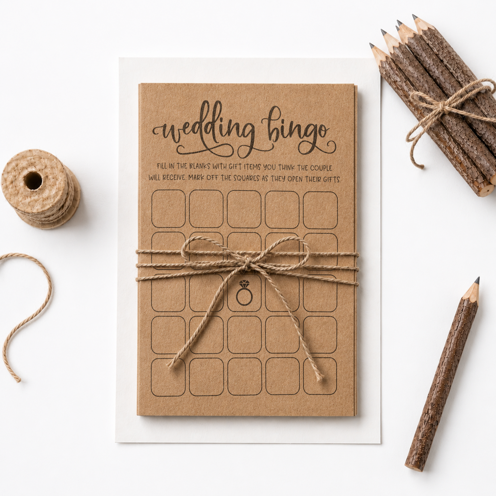 Wedding Bingo - Wedding Shower Game
