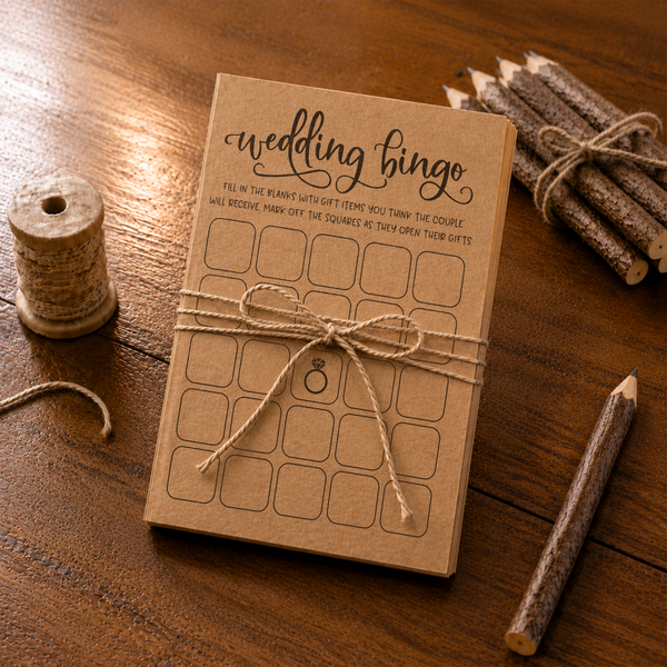 Wedding Bingo - Wedding Shower Game