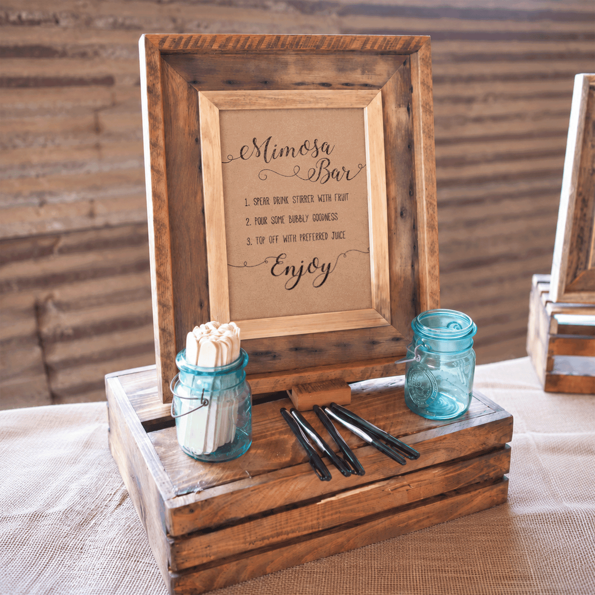 Mimosa Bar Bridal Shower Sign