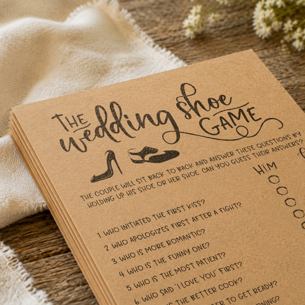 The Wedding Shoe Bridal Shower Game
