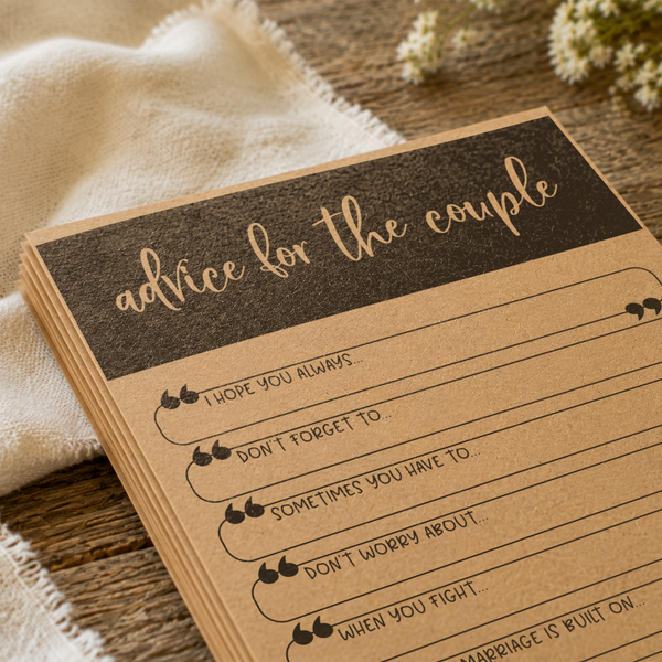 Advice for the Couple Bridal Shower Activity