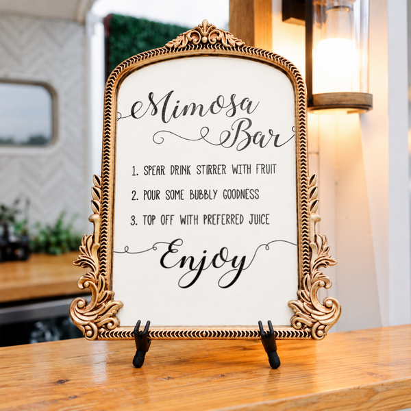 Mimosa Bar Bridal Shower Sign