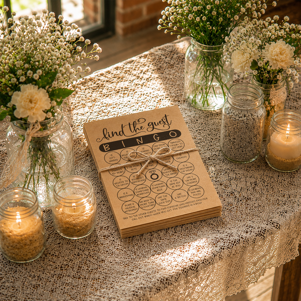 Find The Guest Bingo Bridal Shower Game