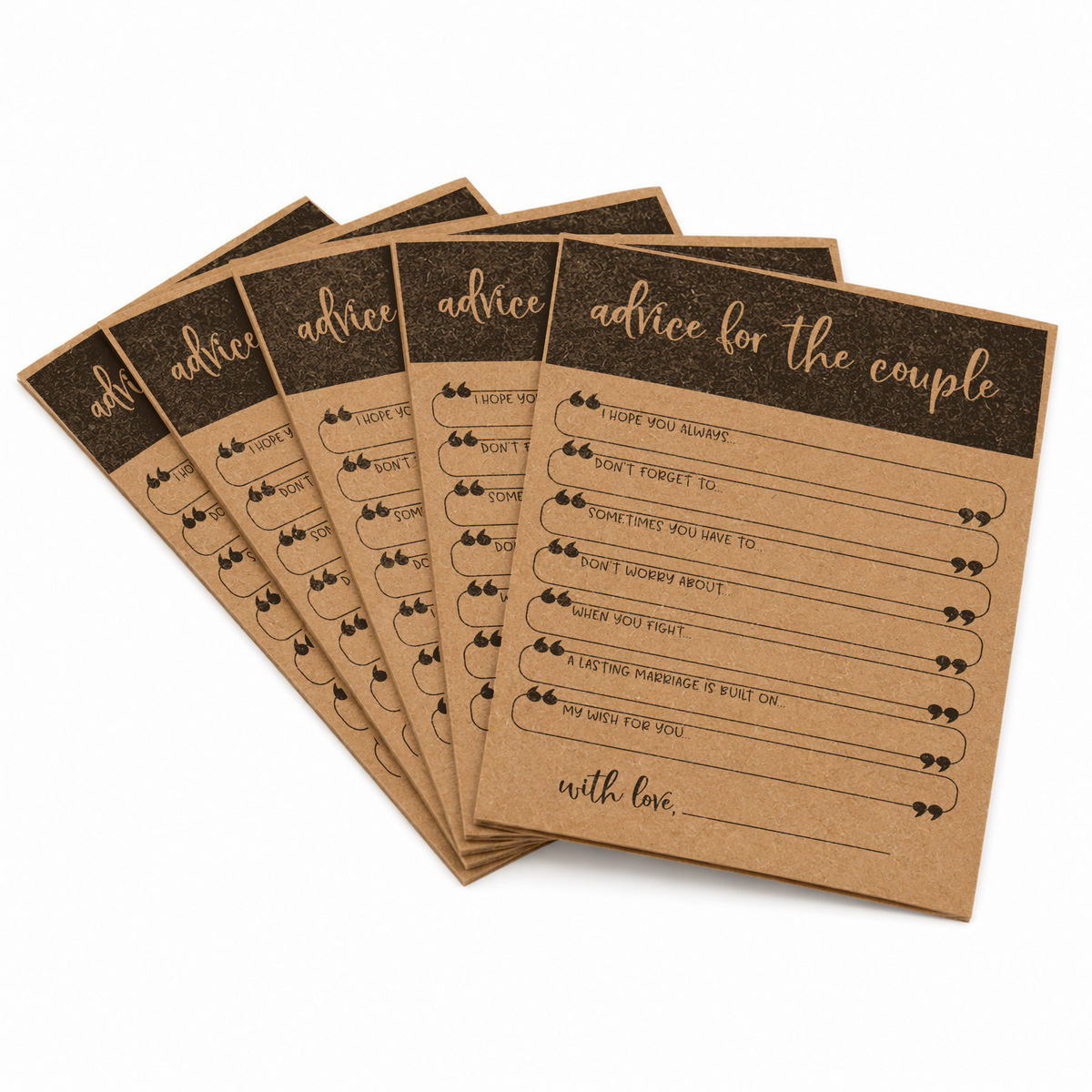 Advice for the Couple Bridal Shower Activity