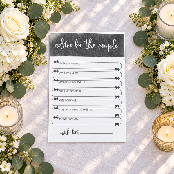 Advice for the Couple Bridal Shower Activity