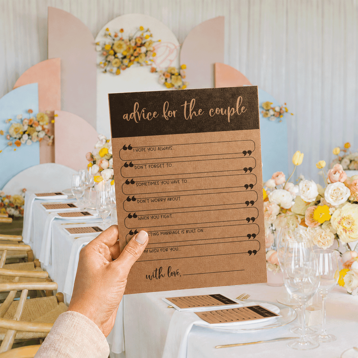 Advice for the Couple Bridal Shower Activity