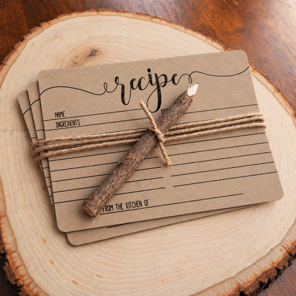 Recipe Cards - Bridal Shower Activity