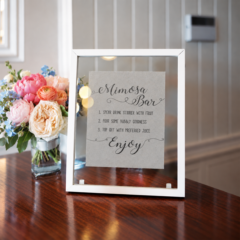 Mimosa Bar Bridal Shower Sign