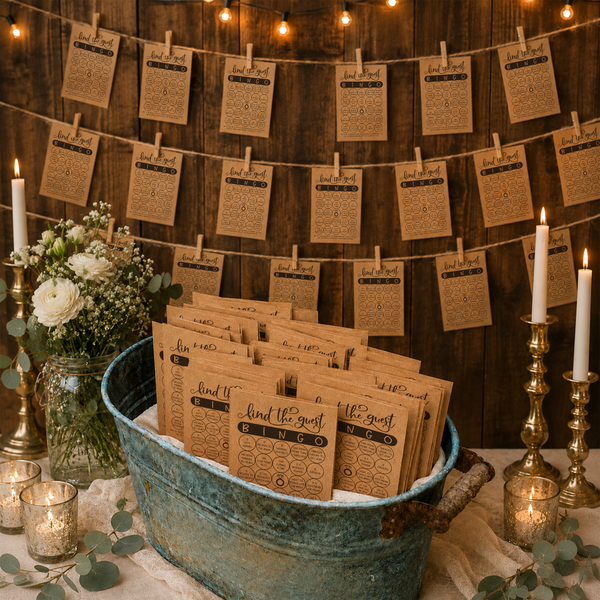 Find The Guest Bingo Bridal Shower Game