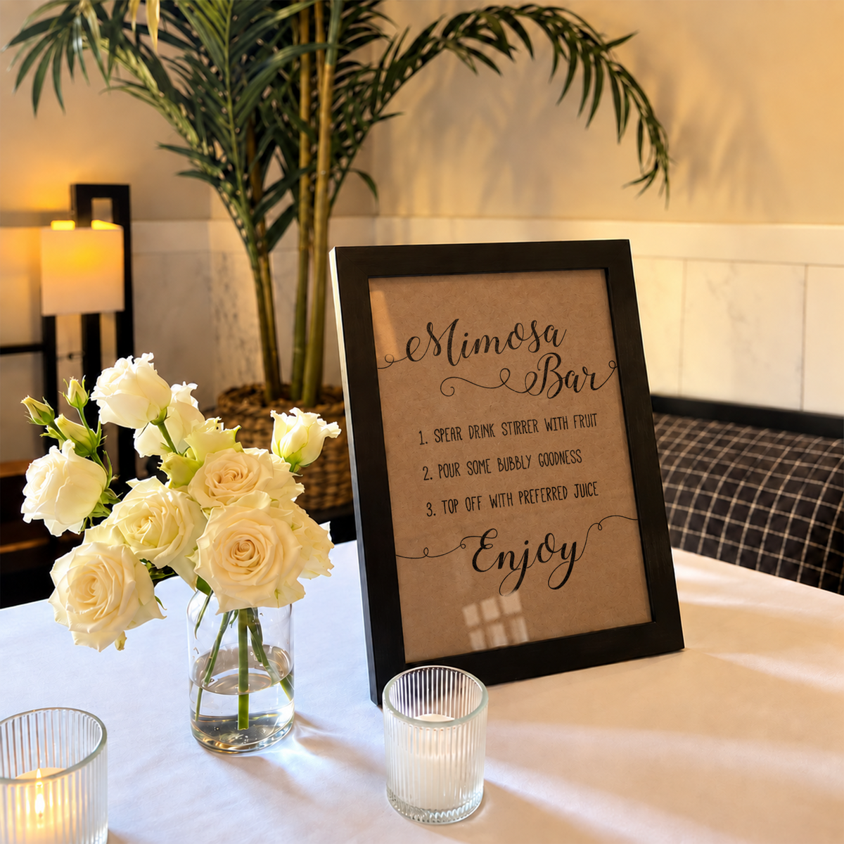 Mimosa Bar Bridal Shower Sign