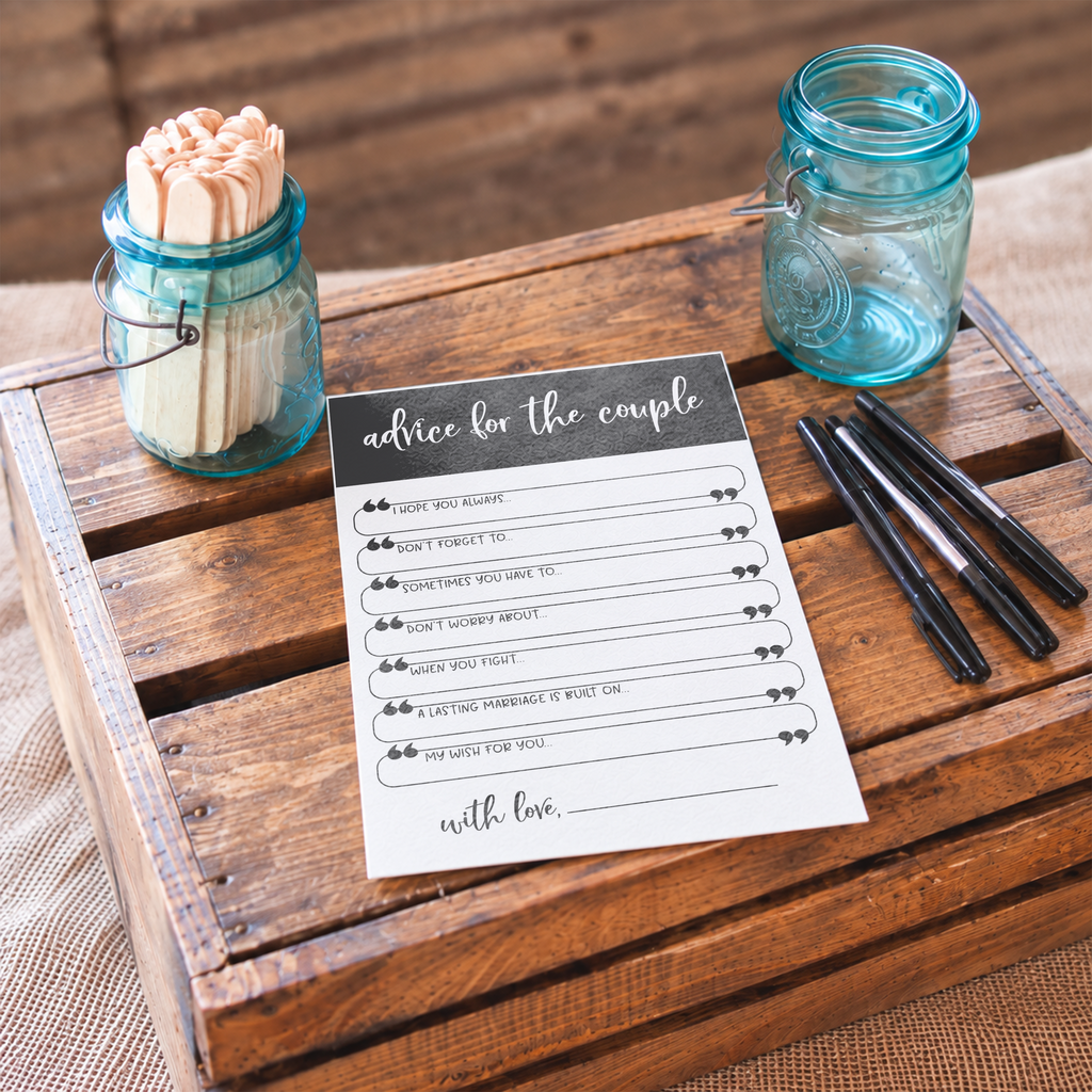 Advice for the Couple Bridal Shower Activity