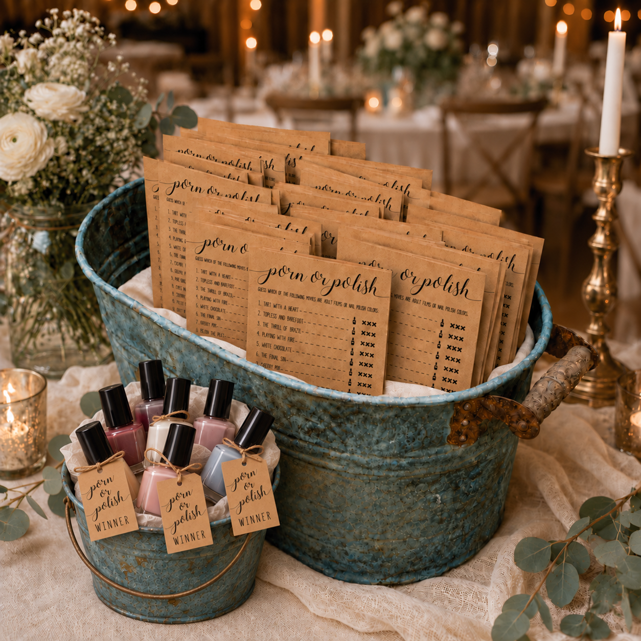 Porn Or Polish Bridal Shower Game Secondary image