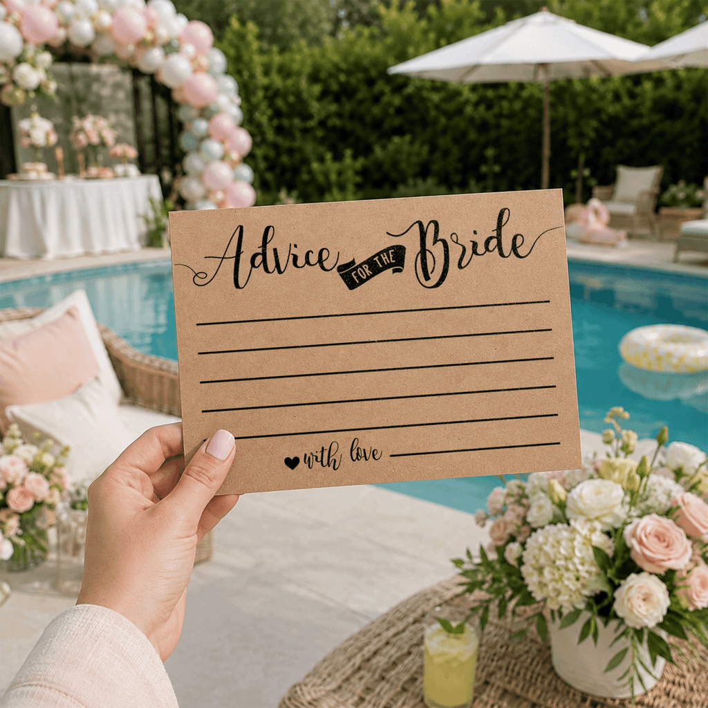Advice for the Bride Bridal Shower Activity