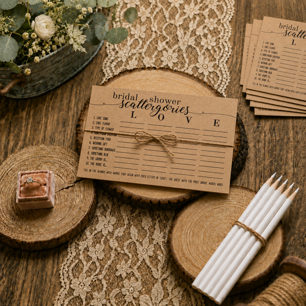 Bridal Shower Scattergories Bridal Shower Activity