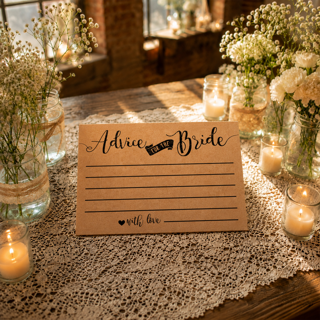 Advice for the Bride Bridal Shower Activity