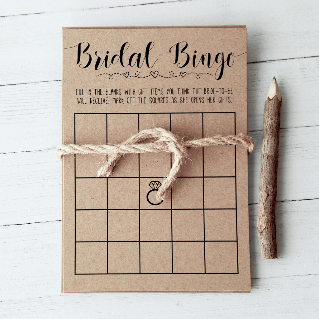 Bridal Bingo Bridal Shower Game