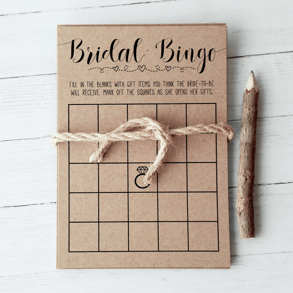 Bridal Bingo Bridal Shower Game