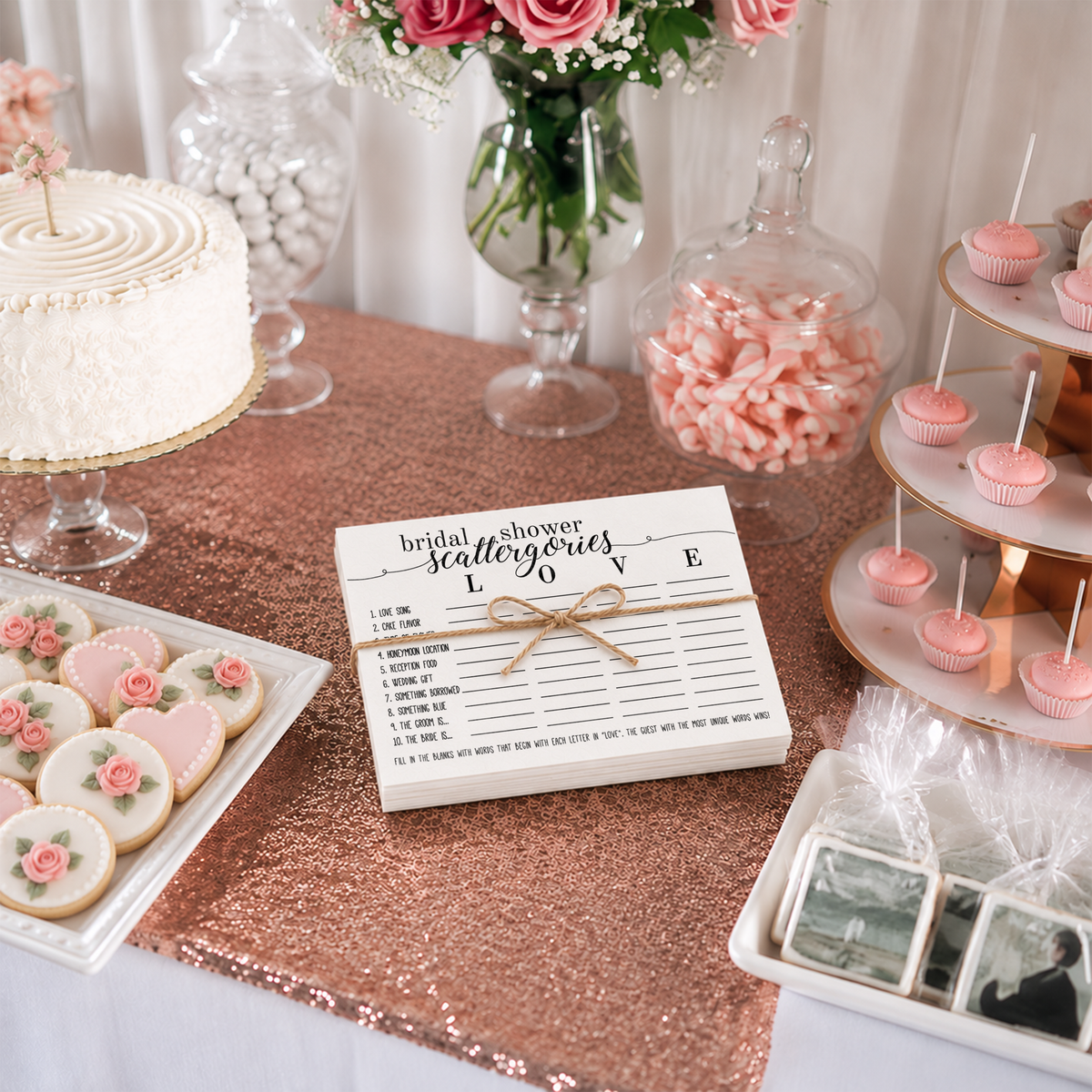 Bridal Shower Scattergories Bridal Shower Activity