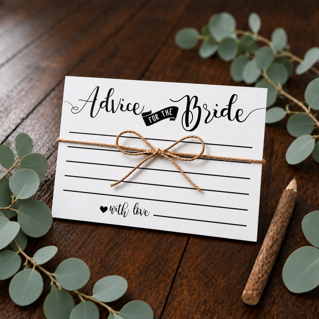 Advice for the Bride Bridal Shower Activity