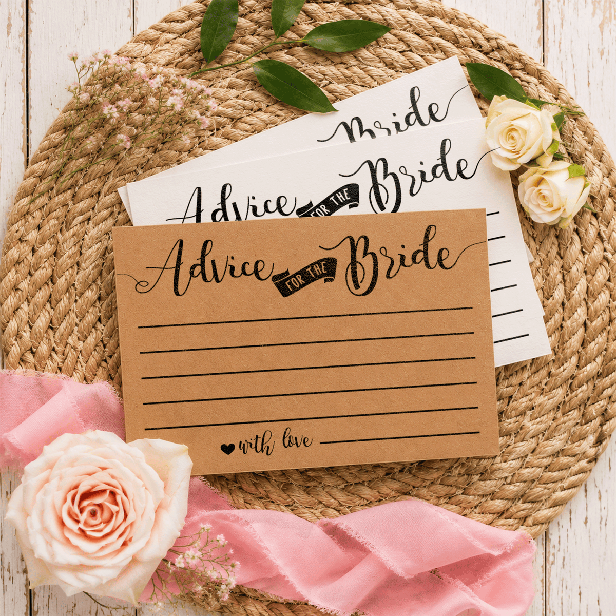 Advice for the Bride Bridal Shower Activity