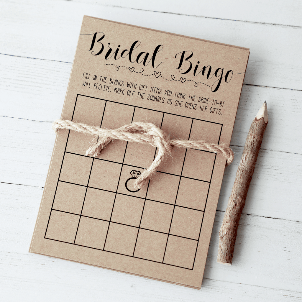 Bridal Bingo Bridal Shower Game