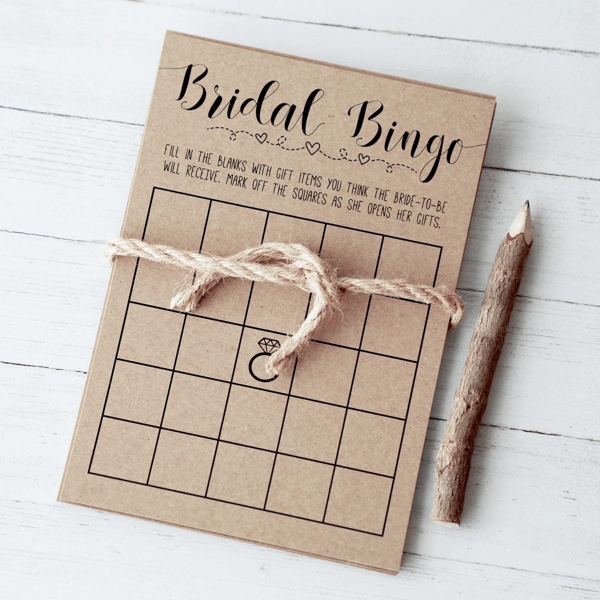 Bridal Bingo Bridal Shower Game