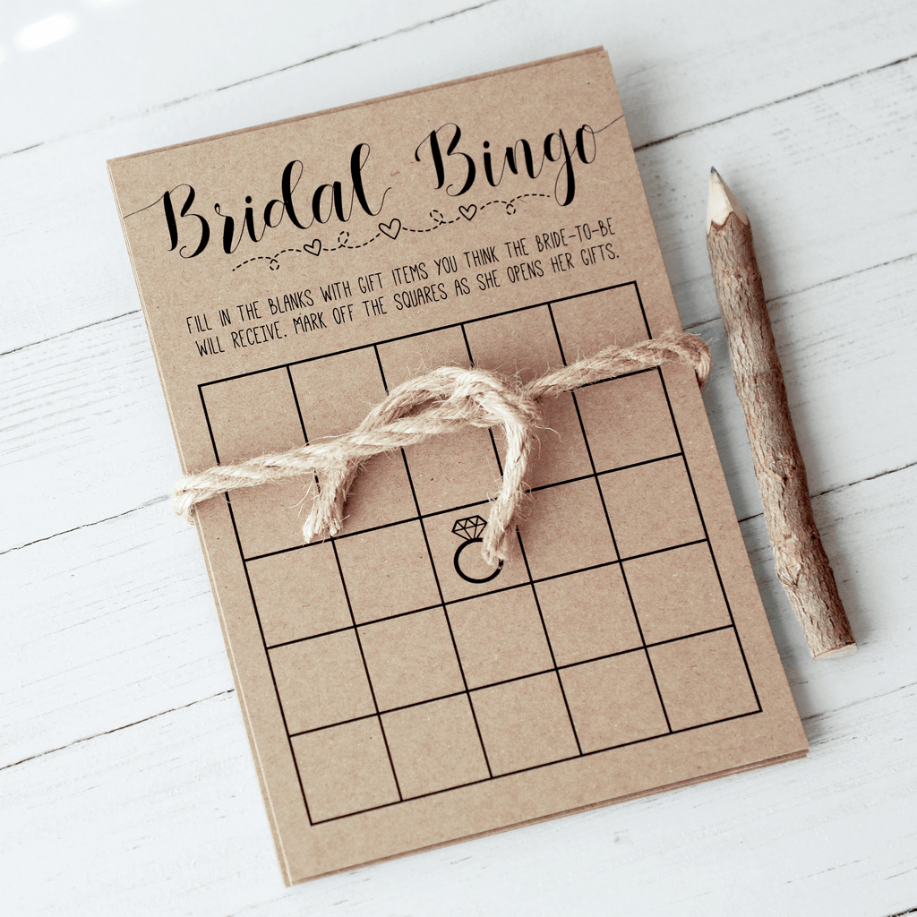 Bridal Bingo Bridal Shower Game