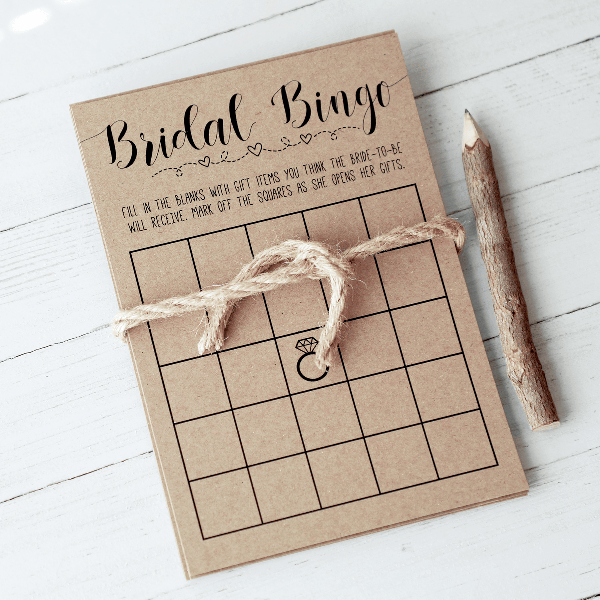 Bridal Bingo Bridal Shower Game