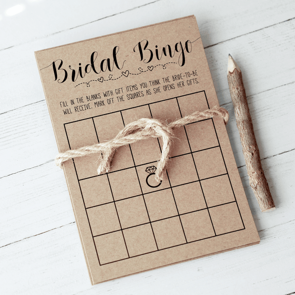 Bridal Bingo Bridal Shower Game