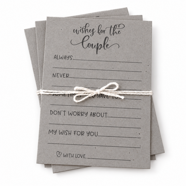 Wishes for the Couple - Bridal Shower Activity