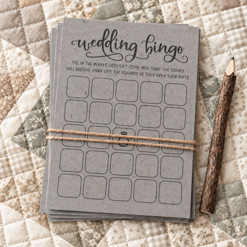 Wedding Bingo - Wedding Shower Game