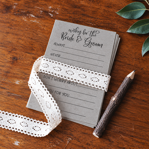 Wishes for the Bride and Groom Bridal Shower Activity