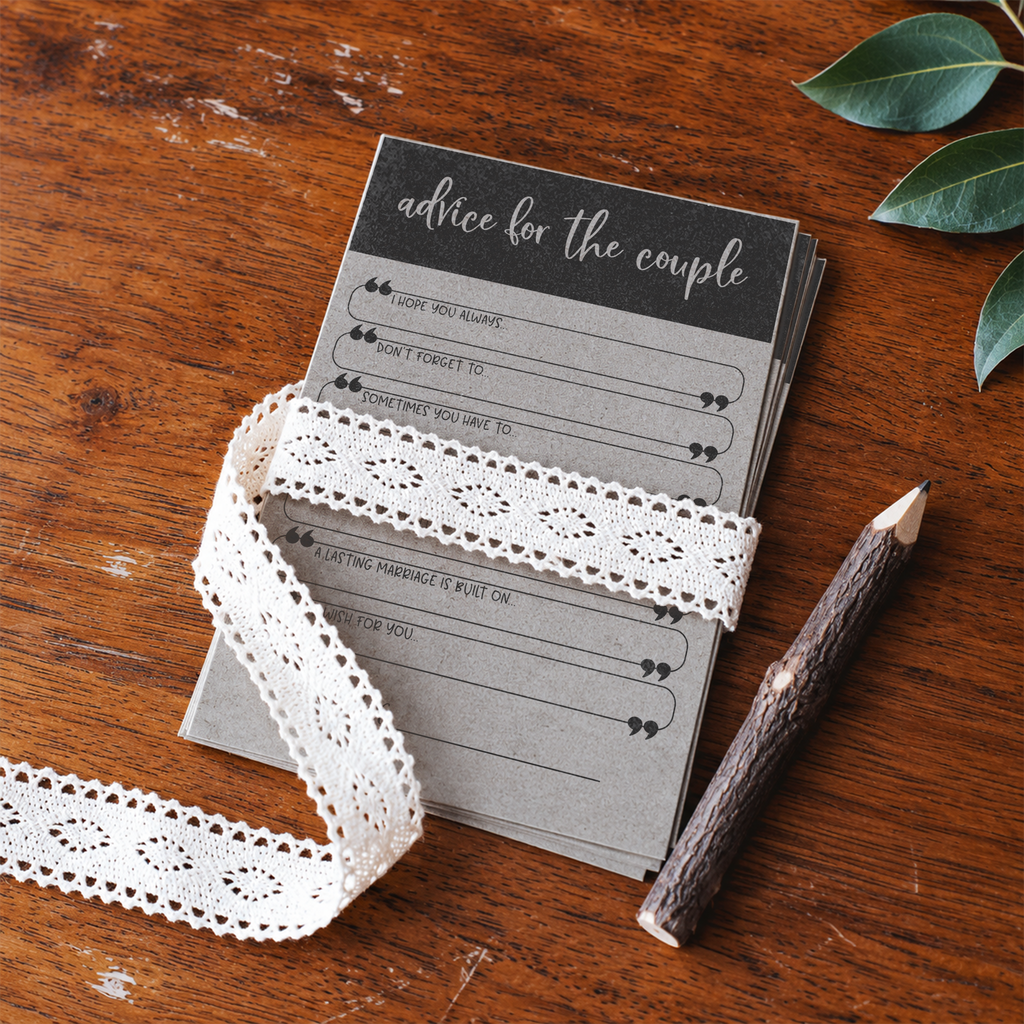Advice for the Couple Bridal Shower Activity