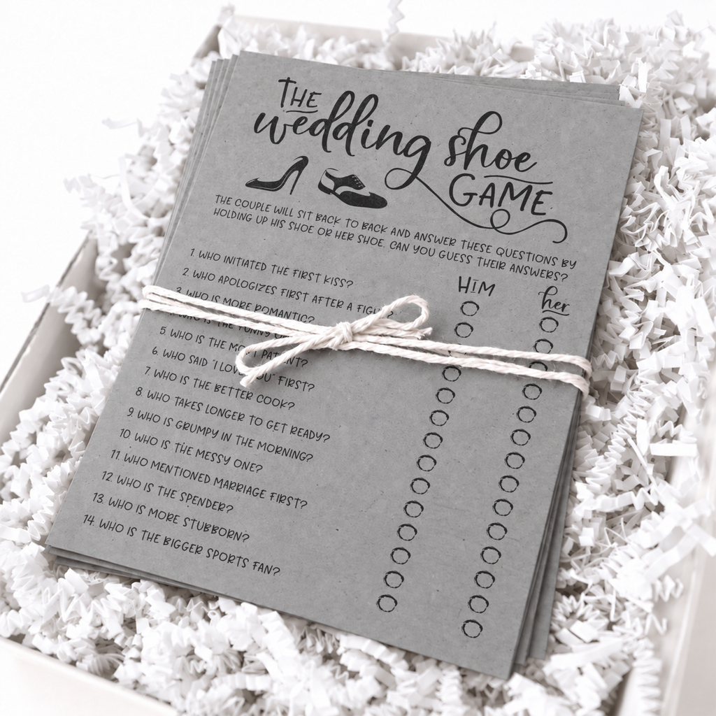 The Wedding Shoe Bridal Shower Game