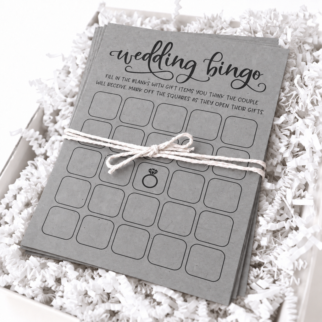 Wedding Bingo - Wedding Shower Game