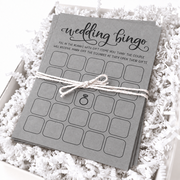 Wedding Bingo - Wedding Shower Game