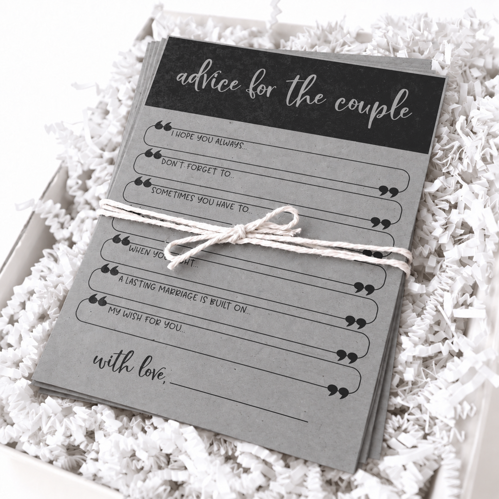 Advice for the Couple Bridal Shower Activity