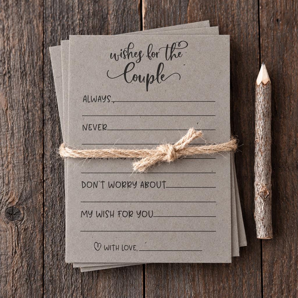 Wishes for the Couple - Bridal Shower Activity