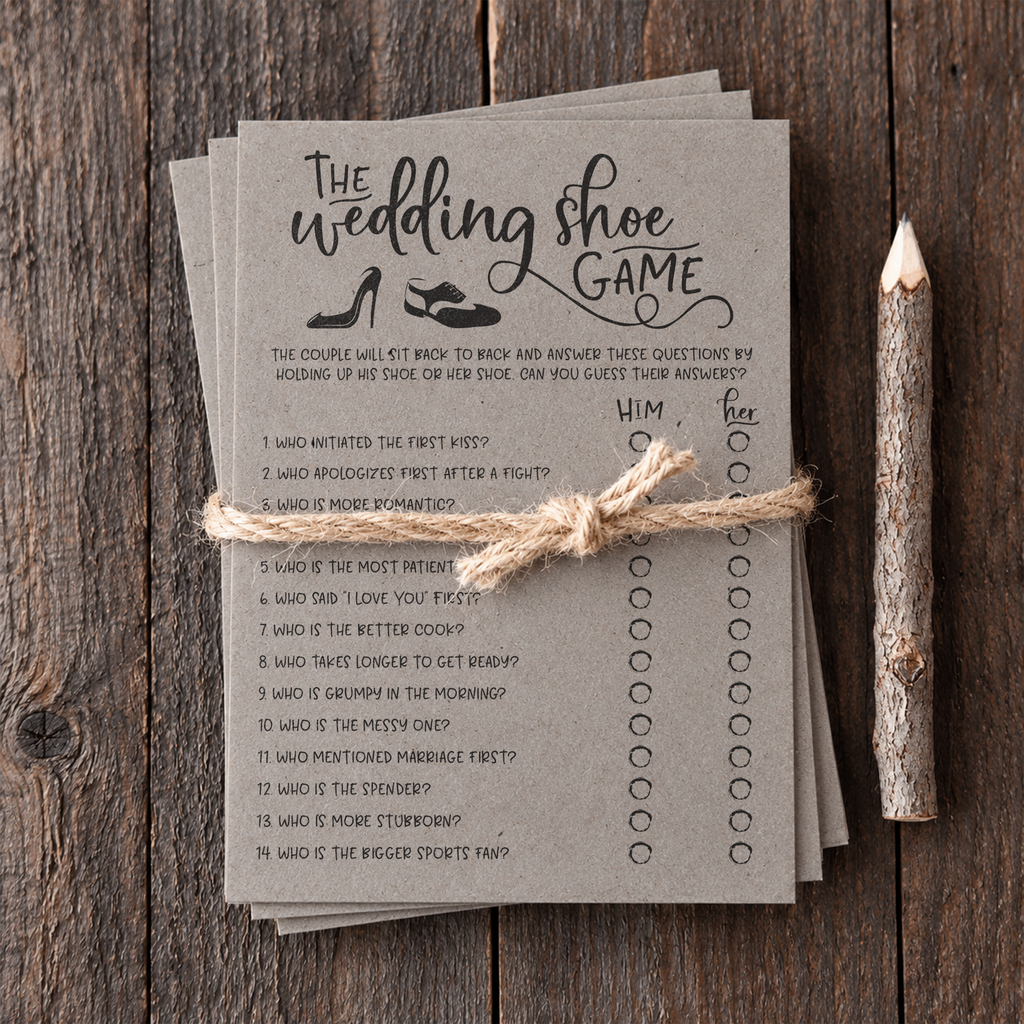 The Wedding Shoe Bridal Shower Game