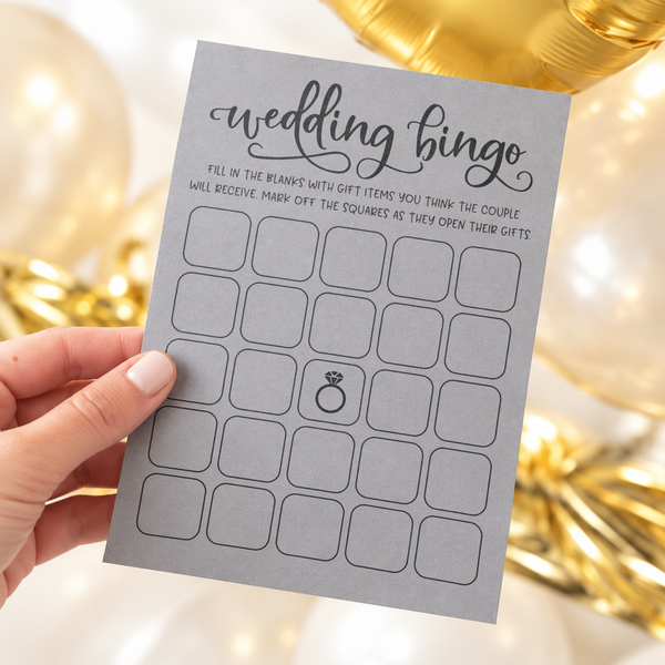 Wedding Bingo - Wedding Shower Game