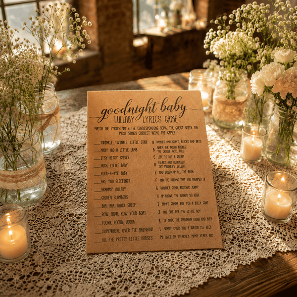 Goodnight Baby - Baby Shower Game