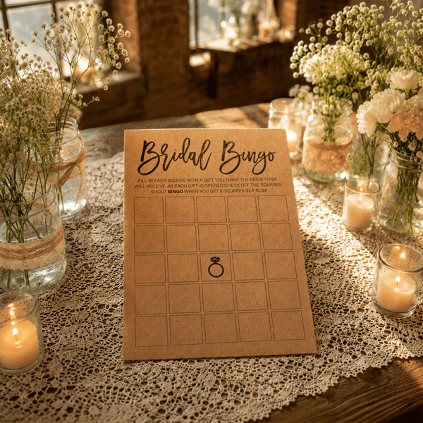 Bridal Bingo Bridal Shower Game
