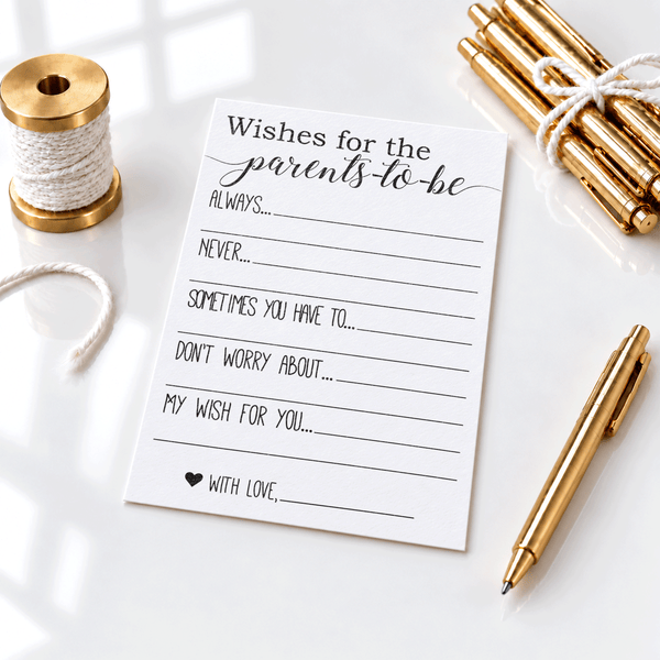 Wishes for the Parents-to-be Baby Shower Activity
