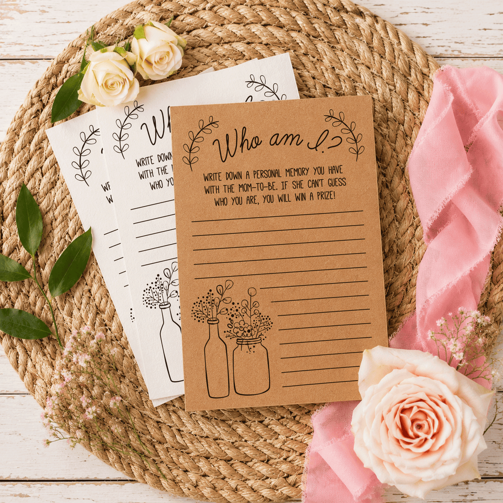 Who Am I Baby Shower Game