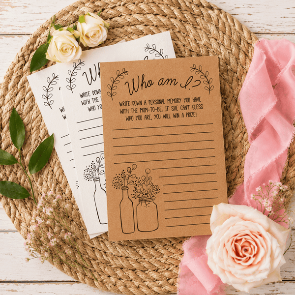 Who Am I Baby Shower Game